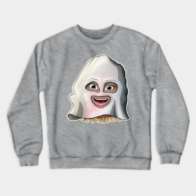 Reva Prisma ghost emoji Crewneck Sweatshirt by Mei.illustration